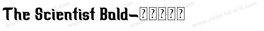 The Scientist Bold字体转换